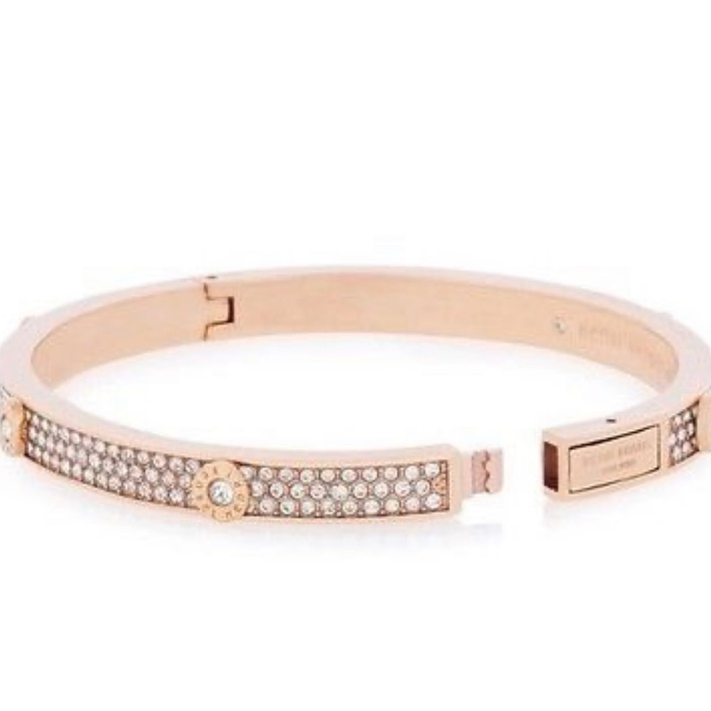 Henri bendel Miss pave rose gold bracelet